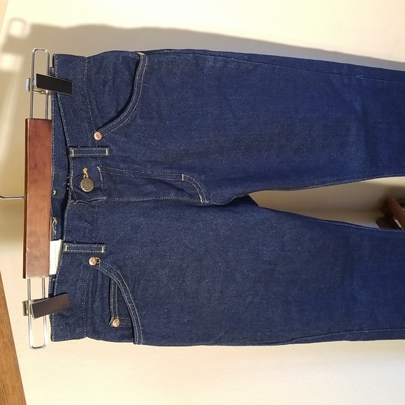 DEADSTOCK Lee Dark Indigo Student Riders 24 - Picture 7 of 14